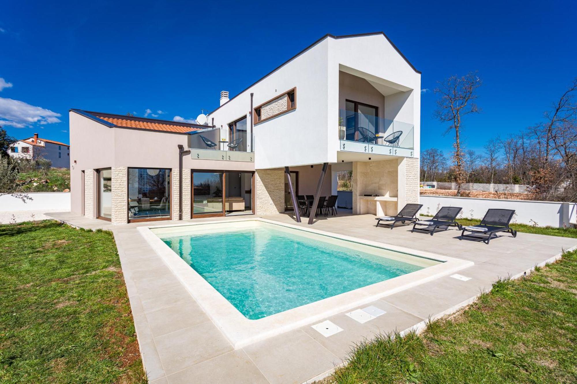 Villa Ogradina Near Pula With Sea View For 5 Persons Only 3 Km From The Beach Krnica Ngoại thất bức ảnh