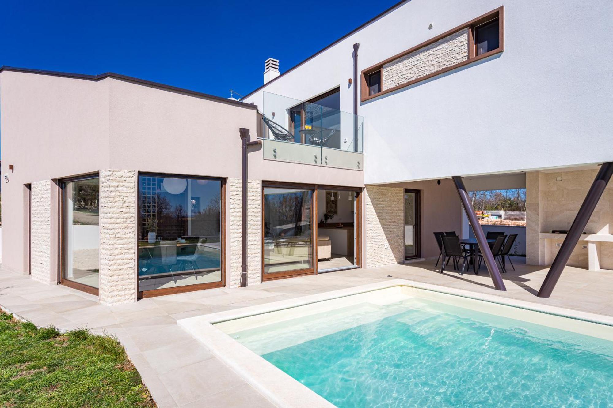 Villa Ogradina Near Pula With Sea View For 5 Persons Only 3 Km From The Beach Krnica Ngoại thất bức ảnh